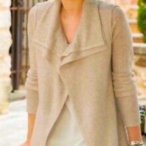 Soft surroundings Kendle Cardigan Sweater Textured Size Large Petite